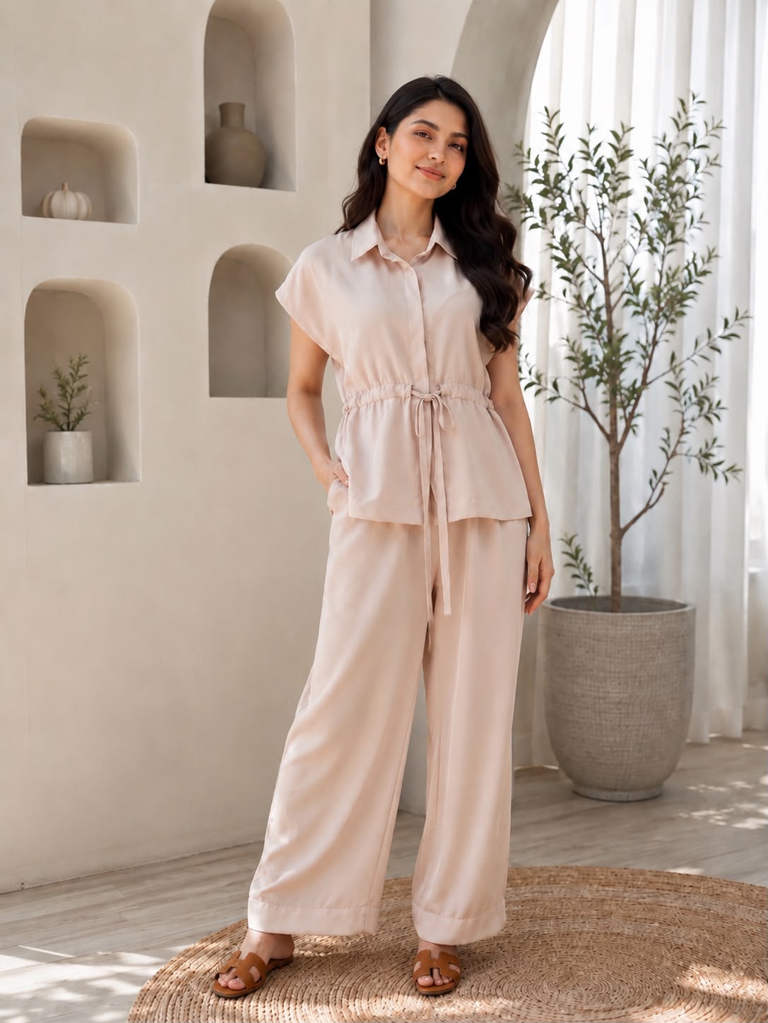 Beig Dress